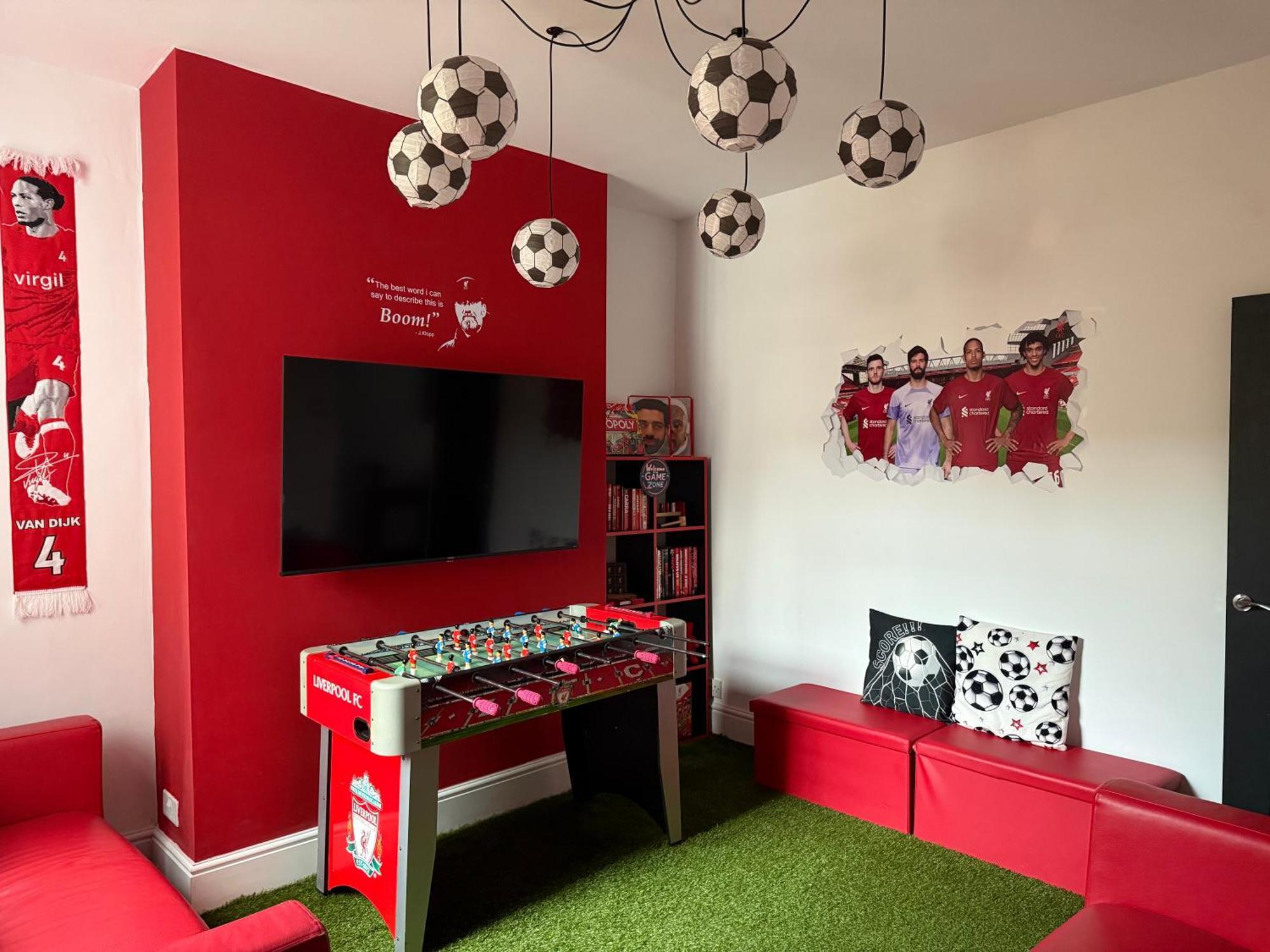 Willa Anfield Abode - Entire Lfc Themed House Liverpool Zewnętrze zdjęcie